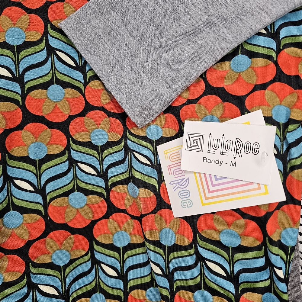 Floral LuLaRoe Randy - Picture 2 of 7